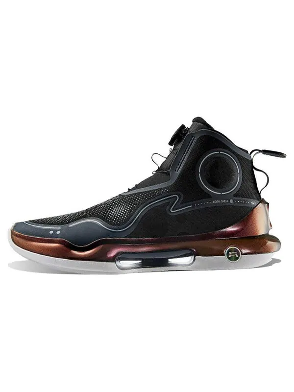 Кроссовки yushuai evolution высокие Li-Ning — изображение 2 из 4, черный/коричневый