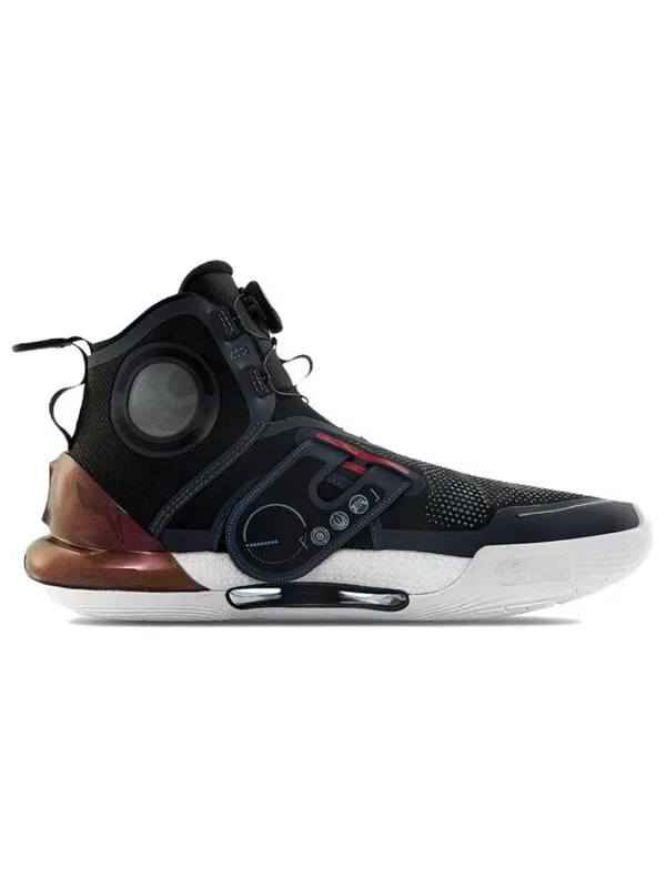 Кроссовки yushuai evolution высокие Li-Ning — изображение 3 из 4, черный/коричневый