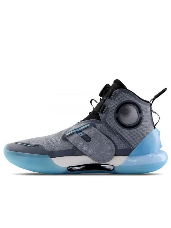 Кроссовки yushuai evolution высокие Li-Ning — изображение 1 из 4, синий/серый