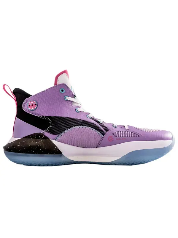 Кроссовки yushuai 15 Li-Ning — изображение 2 из 4, фиолетовый/розовый/белый
