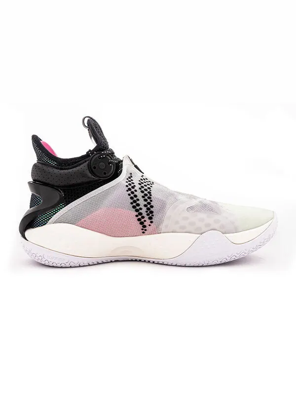Кроссовки sonic speed 9 путь уэйда Li-Ning — изображение 2 из 4, черный/белый/розовый