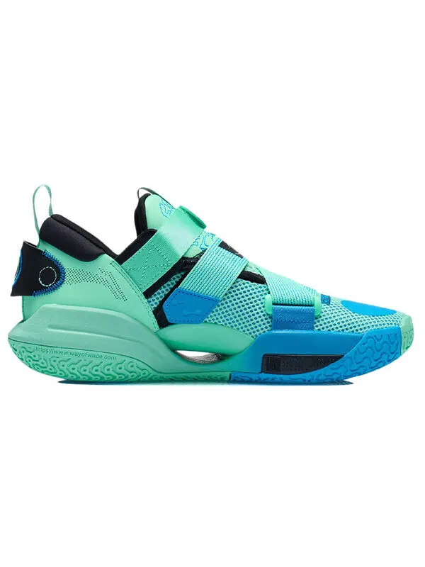 Кроссовки wade all city 9 v2 Li-Ning — изображение 2 из 4, неоновый зеленый/черный