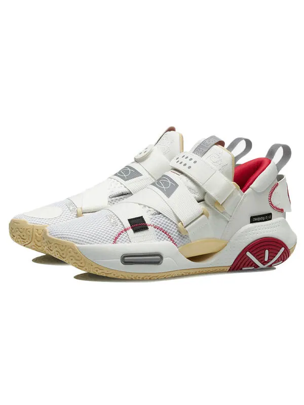 Кроссовки wade all city 9 v2 Li-Ning — изображение 3 из 4, белый/красный
