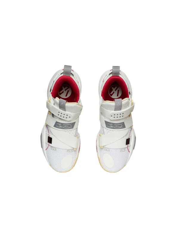 Кроссовки wade all city 9 v2 Li-Ning — изображение 4 из 4, белый/красный