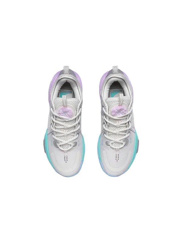 Кроссовки Wade All City 9 Li-Ning — изображение 4 из 4, белый/синий/розовый