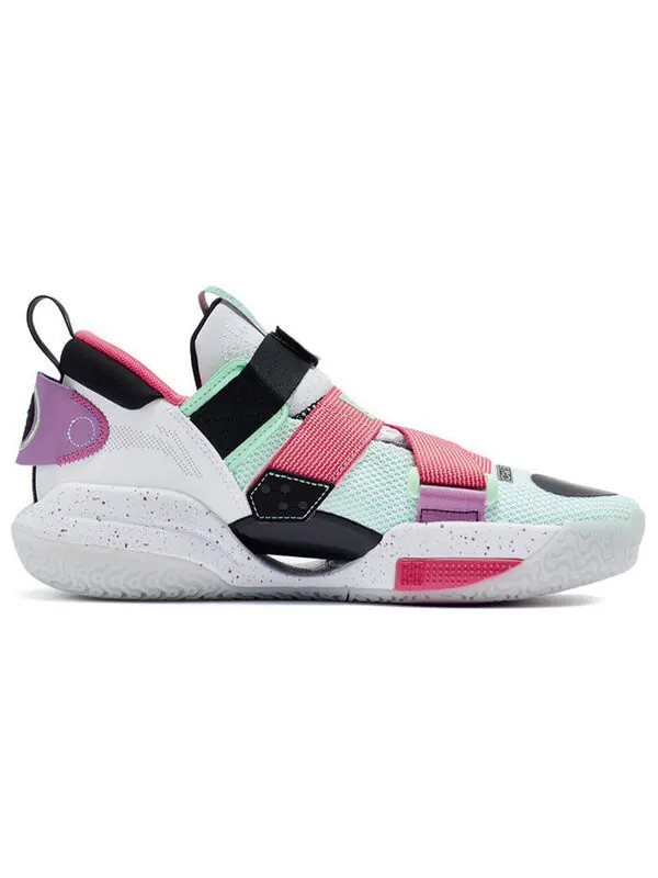 Кроссовки wade all city 9 v2 Li-Ning — изображение 2 из 4, белый/красный