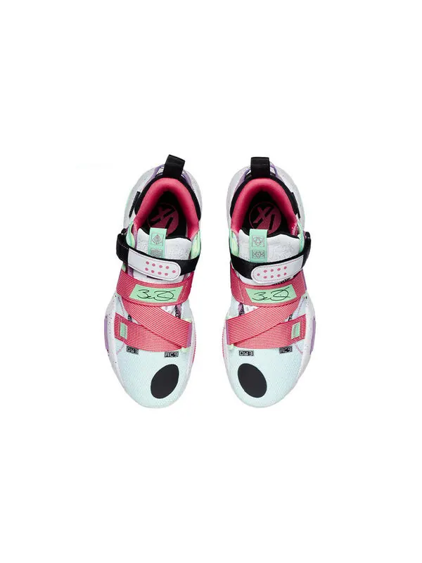 Кроссовки wade all city 9 v2 Li-Ning — изображение 4 из 4, белый/красный
