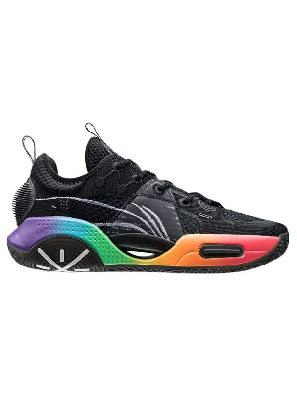 Кроссовки wade all city 9 v1.5 Li-Ning — изображение 2 из 4, черный/мульти