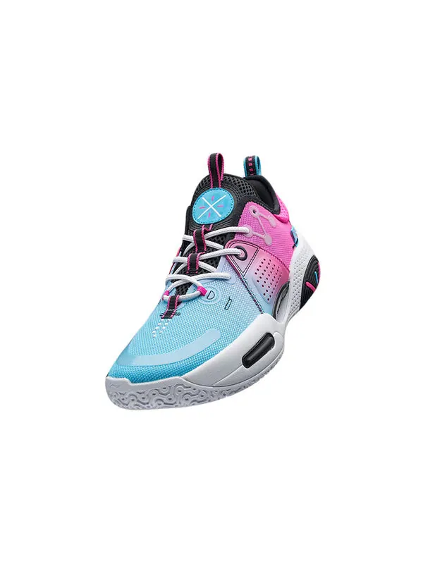 Кроссовки wade all city 9 v1.5 Li-Ning — изображение 2 из 4, синий/розовый