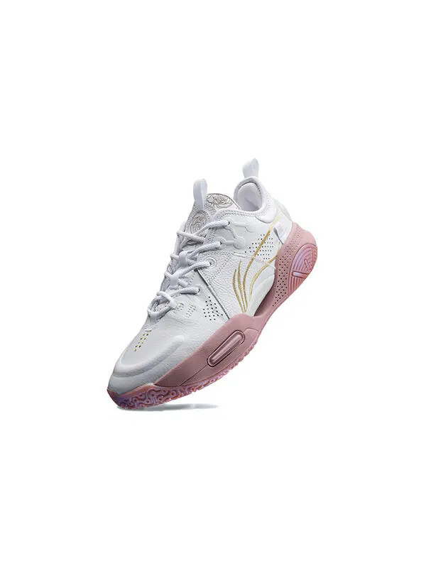 Кроссовки wade all city 9 v2 Li-Ning — изображение 3 из 4, белый/розовый