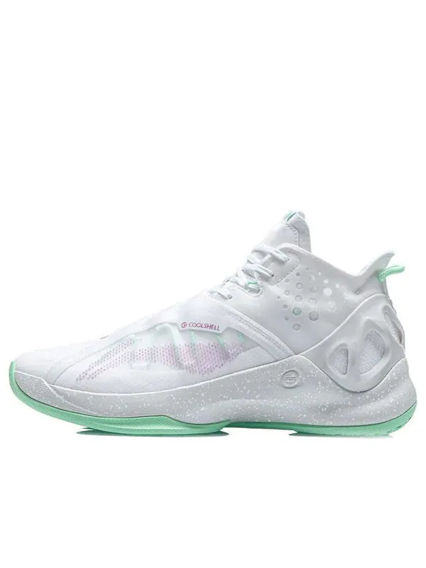 Кроссовки амортизирующие комфортные баскетбольные кроссовки Li-Ning — изображение 1 из 4, белый/зеленый