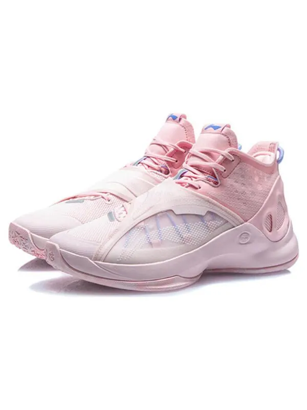 Кроссовки дышащие баскетбольные кроссовки Li-Ning — изображение 4 из 4, розовый/белый
