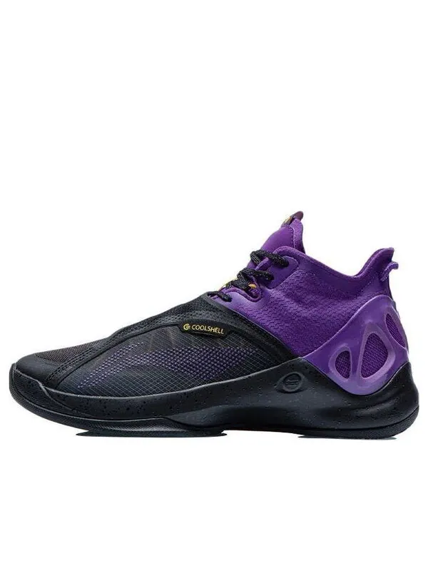Кроссовки оригинальные высокие баскетбольные кроссовки voit Li-Ning — изображение 1 из 4, черный/фиолетовый