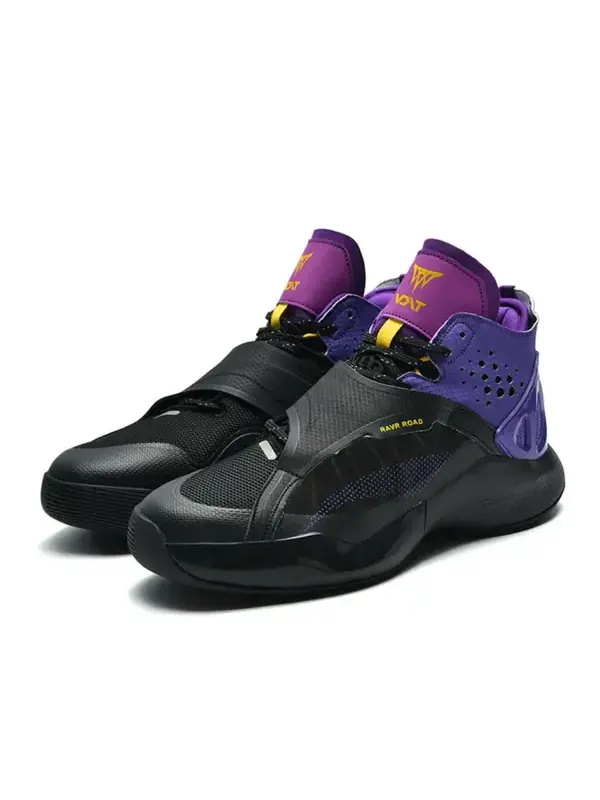 Кроссовки оригинальные высокие баскетбольные кроссовки voit Li-Ning — изображение 3 из 4, черный/фиолетовый