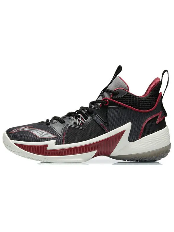 Кроссовки zhengfeng mid Li-Ning — изображение 2 из 4, черный/красный/белый