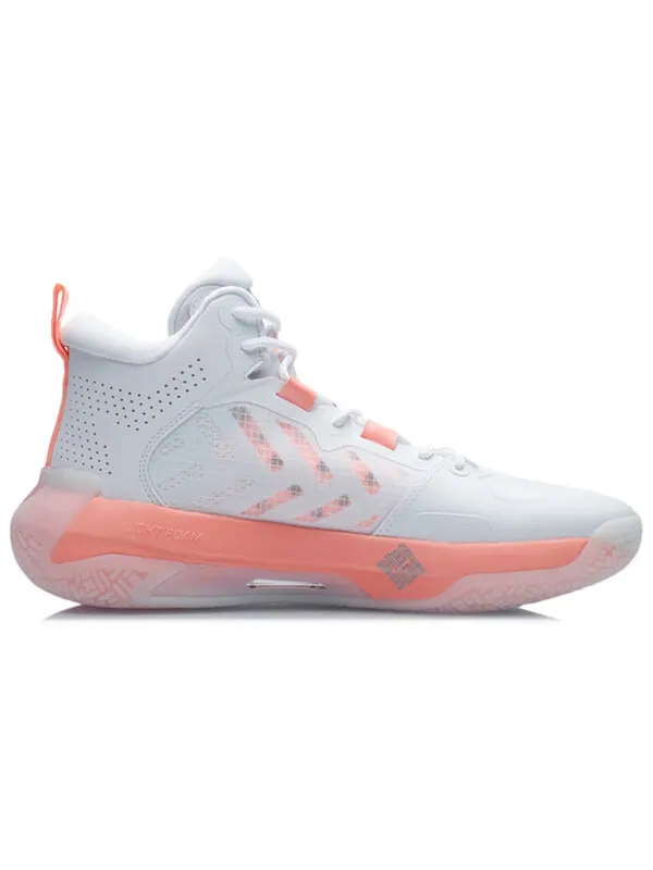 Кроссовки острые лезвия 2 средние Li-Ning — изображение 2 из 4, белый/светлый оранжевый