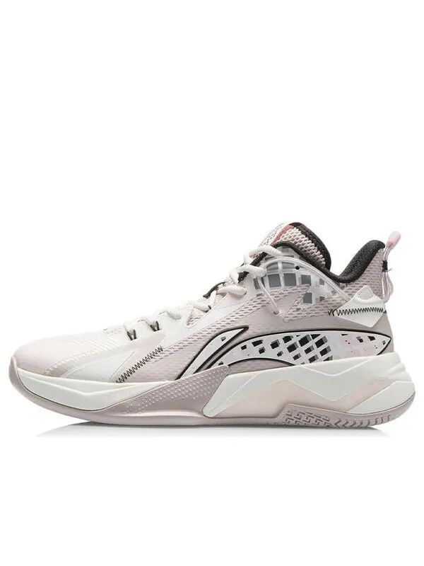 Кроссовки war falcon mid Li-Ning — изображение 1 из 3, фиолетовый/белый/черный