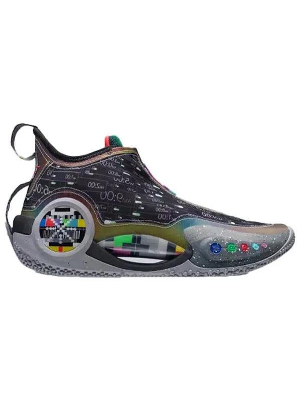 Кроссовки way of wade 9 Li-Ning — изображение 2 из 4, черный/мульти-/серый