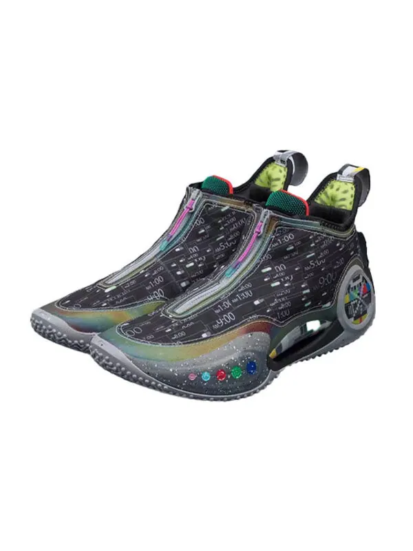 Кроссовки way of wade 9 Li-Ning — изображение 3 из 4, черный/мульти-/серый