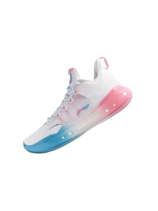 Кроссовки yushuai 14 low jimmy butler Li-Ning — изображение 3 из 4, белый/синий/розовый