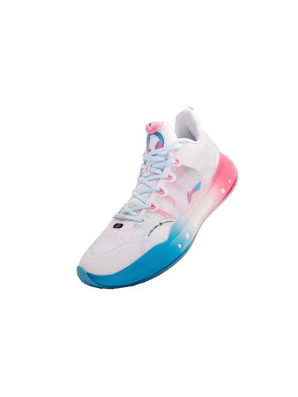 Кроссовки yushuai 14 low jimmy butler Li-Ning — изображение 4 из 4, белый/синий/розовый