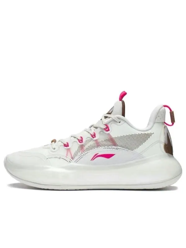 Кроссовки yushuai 14 low jimmy butler Li-Ning — изображение 1 из 4, белый/розовый