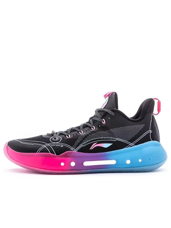 Кроссовки yushuai 14 low jimmy butler pe Li-Ning — изображение 1 из 4, черный/синий/розовый