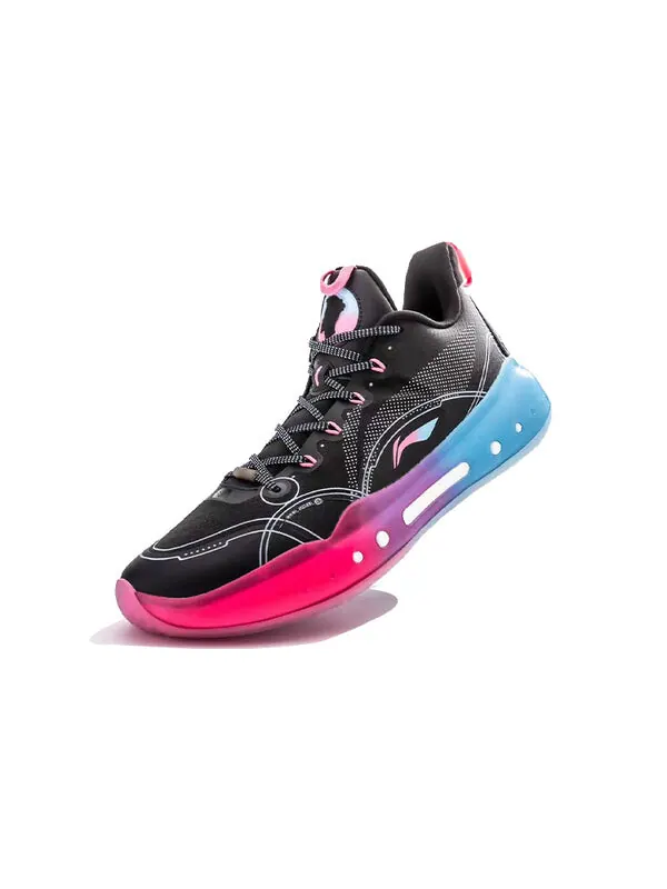 Кроссовки yushuai 14 low jimmy butler pe Li-Ning — изображение 3 из 4, черный/синий/розовый