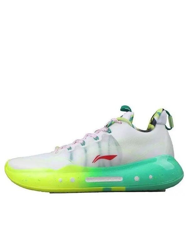 Кроссовки yushuai 14 низкие Li-Ning — изображение 1 из 4, белый/неоновый зеленый
