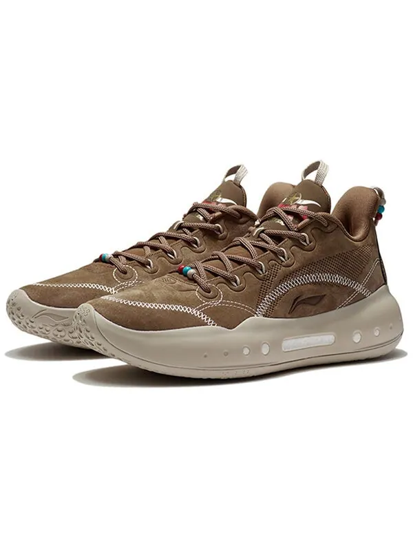 Кроссовки yushuai 14 низкие Li-Ning — изображение 3 из 4, коричневый