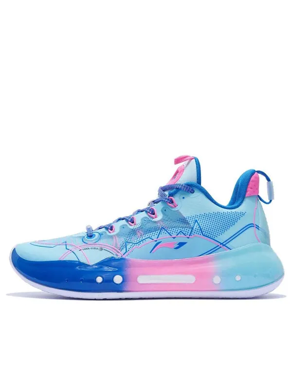 Кроссовки yushuai 14 низкие Li-Ning — изображение 1 из 4, синий/розовый