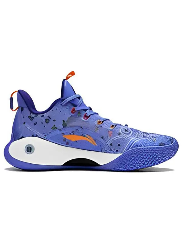 Кроссовки yushuai 14 низкие Li-Ning — изображение 3 из 4, синий/оранжевый/белый