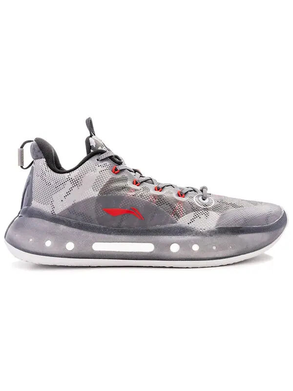 Кроссовки yushuai 14 low x ape Li-Ning — изображение 2 из 3, серый/белый