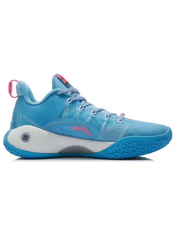Кроссовки Li-Ning 14 Low Low-Top White/Blue ABAR123-7 — изображение 2 из 4, цементный