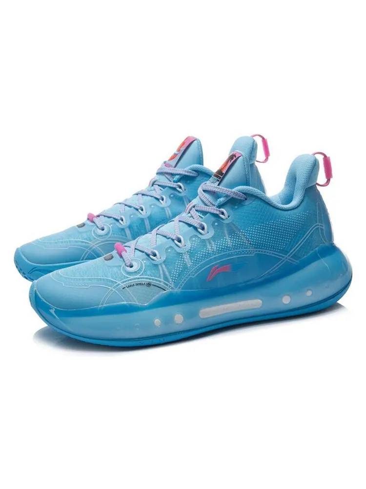 Кроссовки Li-Ning 14 Low Low-Top White/Blue ABAR123-7 — изображение 3 из 4, цементный