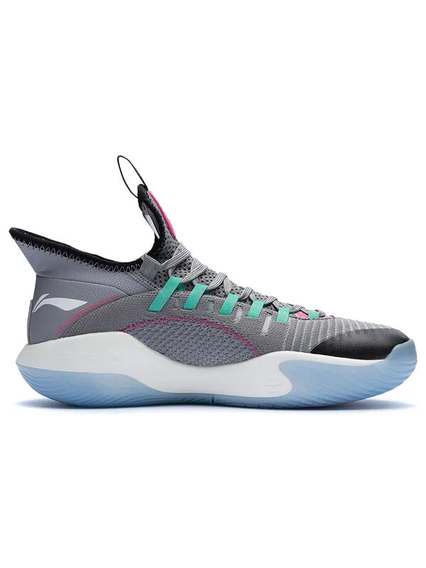 Кроссовки тень ходок Li-Ning — изображение 2 из 3, серый/зеленый/розовый