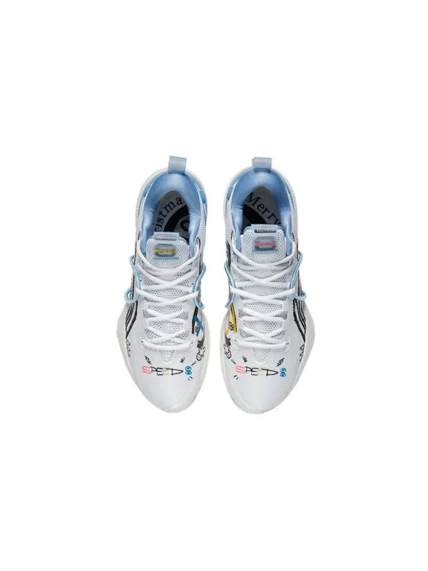 Кроссовки speed 8 премиум Li-Ning — изображение 4 из 4, белый/синий