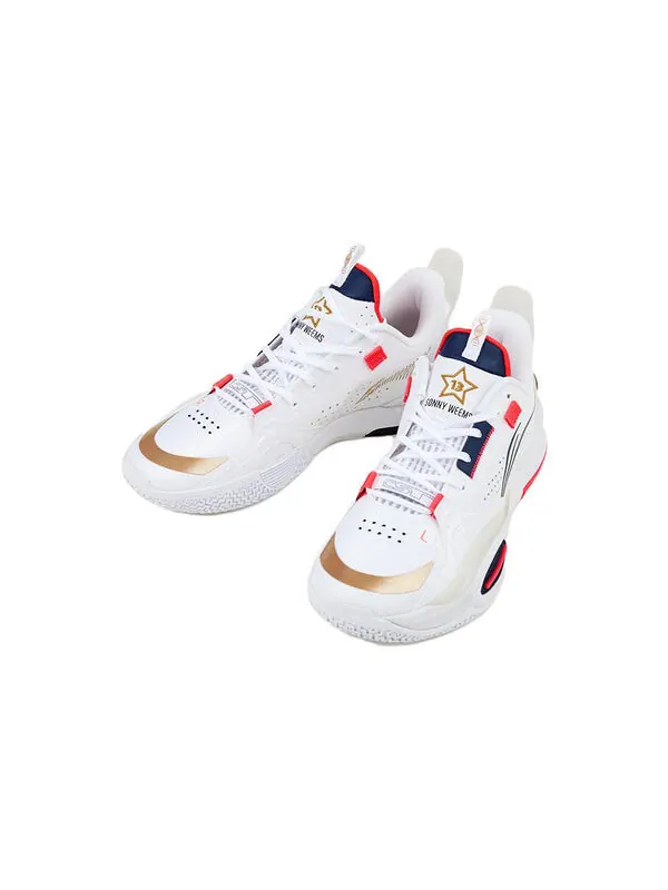 Кроссовки wade all city 10 низкие Li-Ning — изображение 4 из 4, белый/красный/синий