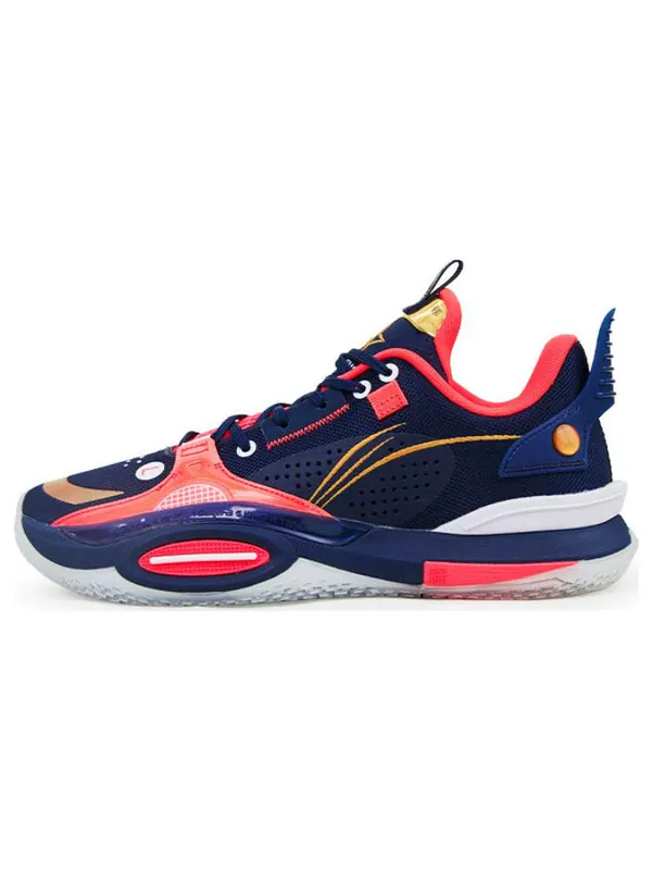 Кроссовки wade all city 10 низкие Li-Ning — изображение 2 из 4, синий/красный
