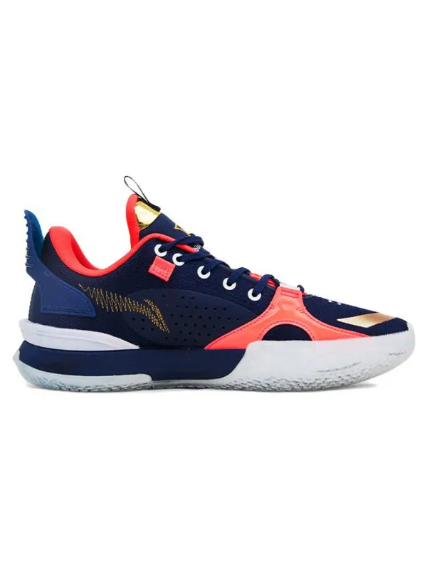 Кроссовки wade all city 10 низкие Li-Ning — изображение 3 из 4, синий/красный