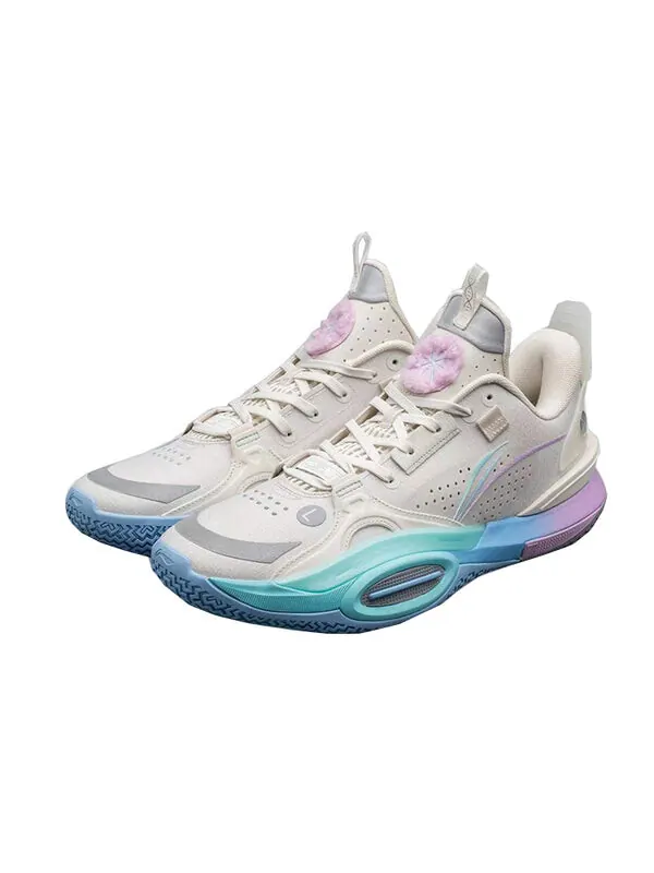 Кроссовки wade all city 10 pe Li-Ning — изображение 3 из 4, белый/синий/фиолетовый