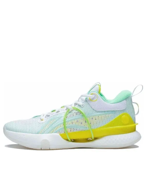 Кроссовки 8 премиум версия амортизирующие износостойкие низкие Li-Ning — изображение 1 из 4, белый/зеленый