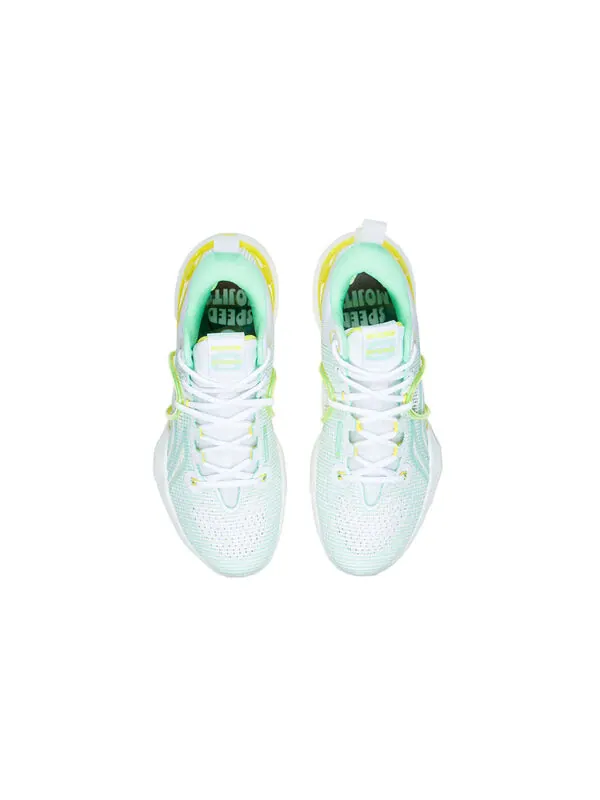 Кроссовки 8 премиум версия амортизирующие износостойкие низкие Li-Ning — изображение 4 из 4, белый/зеленый
