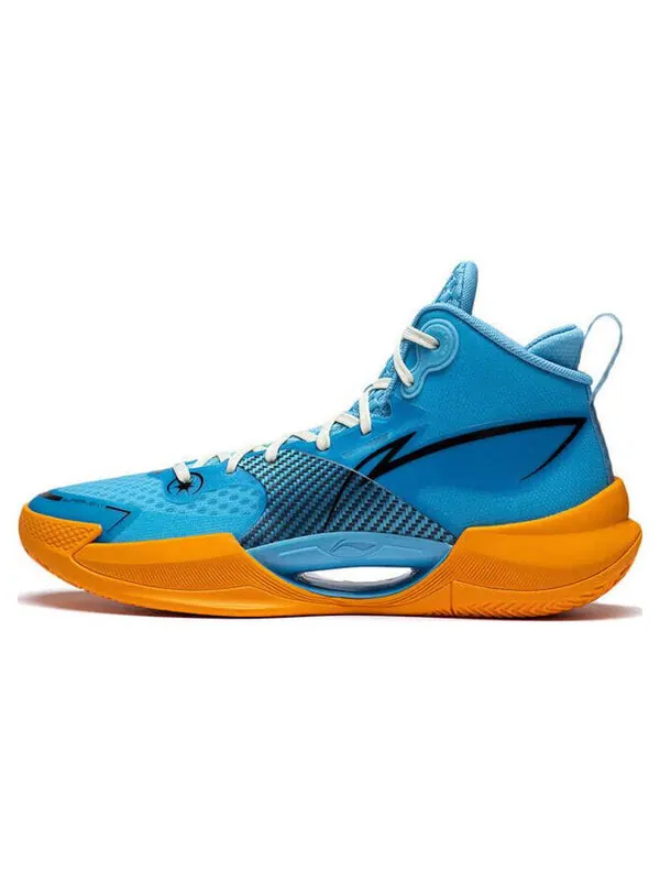 Кроссовки суперлегкие 2022 Li-Ning — изображение 2 из 4, синий/оранжевый