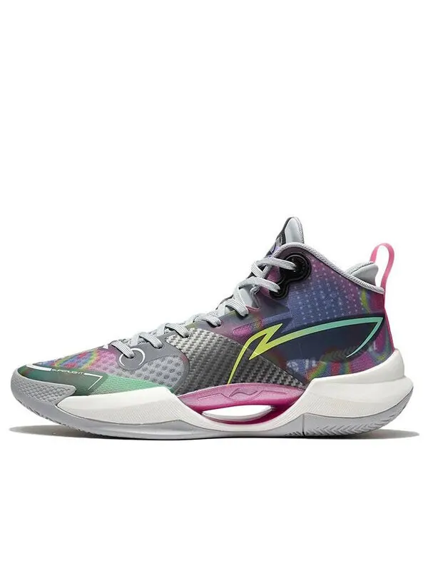 Кроссовки суперлегкие Li-Ning — изображение 1 из 4, серый/белый/мульти