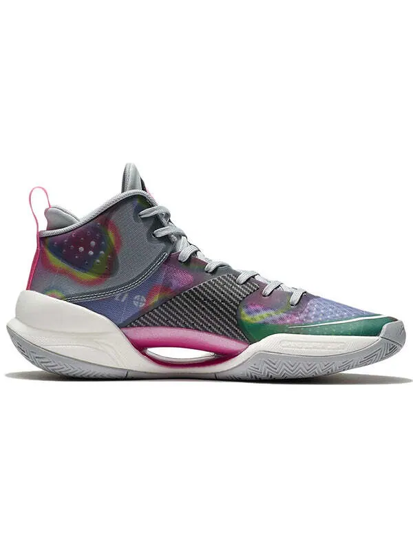 Кроссовки суперлегкие Li-Ning — изображение 2 из 4, серый/белый/мульти