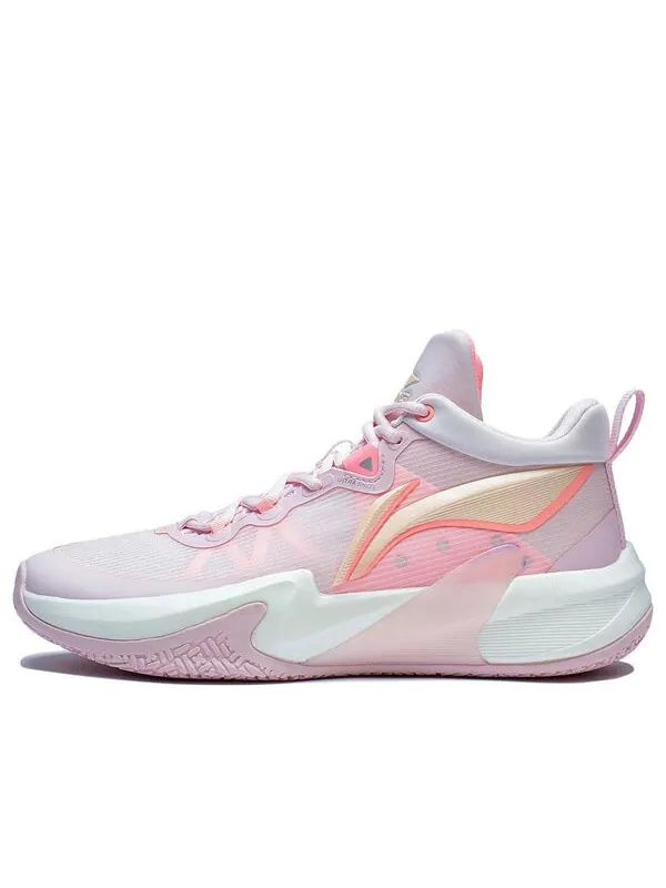 Кроссовки суперлегкие скорость 1 Li-Ning — изображение 1 из 4, белый/розовый