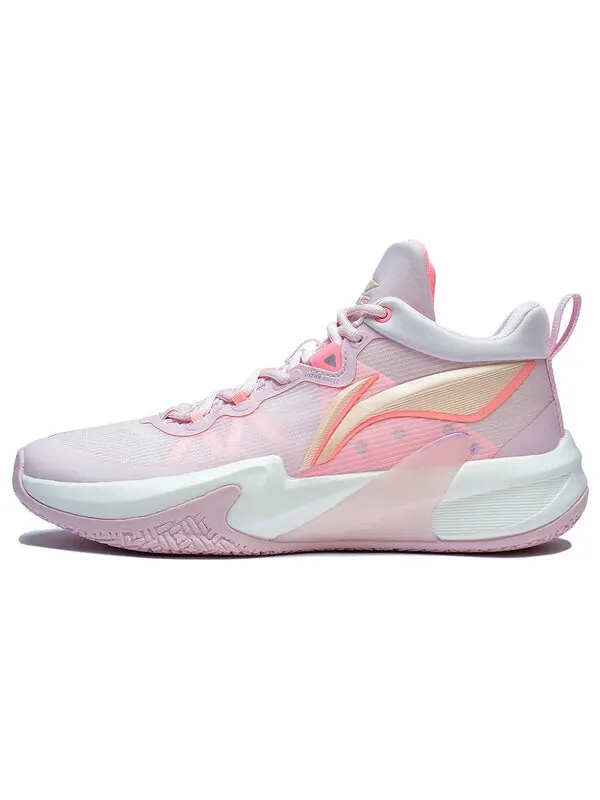 Кроссовки суперлегкие скорость 1 Li-Ning — изображение 2 из 4, белый/розовый