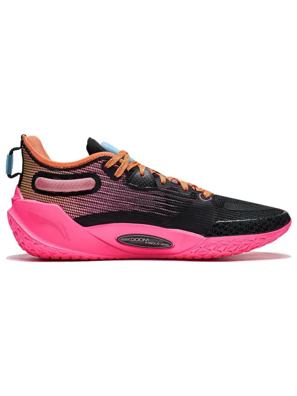 Кроссовки Li-Ning Jimmy Butler 1 'Buzzer Beater' — изображение 2 из 4, черный/розовый/оранжевый