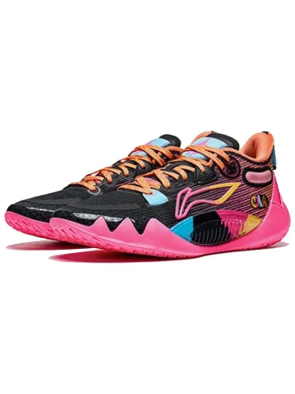 Кроссовки Li-Ning Jimmy Butler 1 'Buzzer Beater' — изображение 3 из 4, черный/розовый/оранжевый